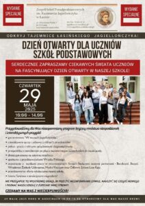Plakat Dzień Otwarty dla uczniów