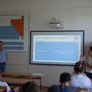 „Jagiellończyk” z wizytą u ósmoklasistów w Szkole Podstawowej w Łasinie