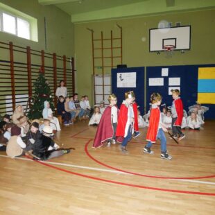 Jasełka w wykonaniu dzieci z Przedszkola Miejskiego w Łasinie