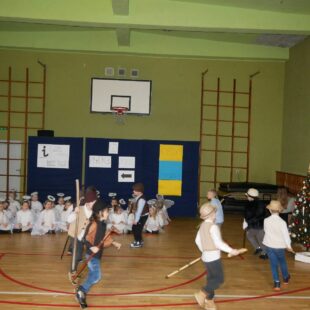 Jasełka w wykonaniu dzieci z Przedszkola Miejskiego w Łasinie