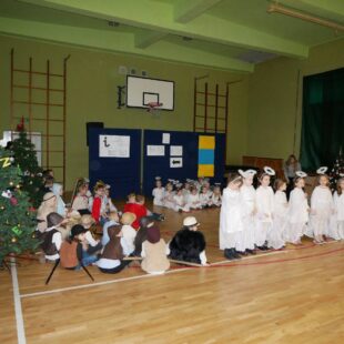 Jasełka w wykonaniu dzieci z Przedszkola Miejskiego w Łasinie