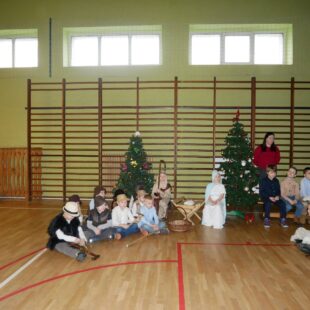 Jasełka w wykonaniu dzieci z Przedszkola Miejskiego w Łasinie