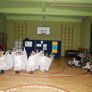 Jasełka w wykonaniu dzieci z Przedszkola Miejskiego w Łasinie