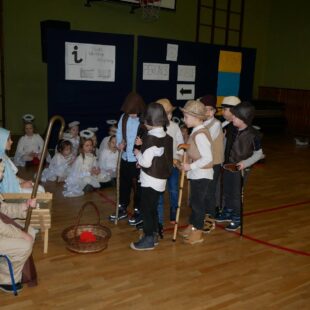 Jasełka w wykonaniu dzieci z Przedszkola Miejskiego w Łasinie