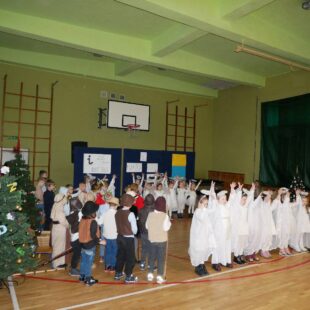 Jasełka w wykonaniu dzieci z Przedszkola Miejskiego w Łasinie
