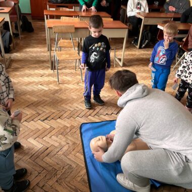 Lekcja dla  niezwykłych gości – dzieci z grupy „Słoneczka”
