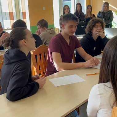 DEBATA z uczniami „Jagiellończyka”