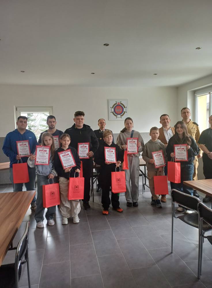 Etap gminny Ogólnopolskiego Konkursu - "Młodzież zapobiega pożarom"