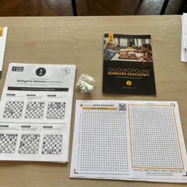 Ogólnopolski Konkurs Szachowy „Konik Szachowy”.