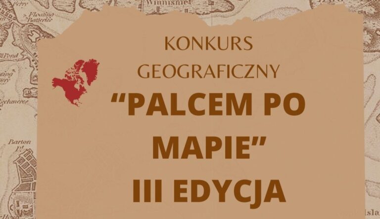 Konkurs geograficzny "Palcem po mapie"