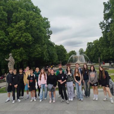 Wycieczka klasy IIa LO do Warszawy