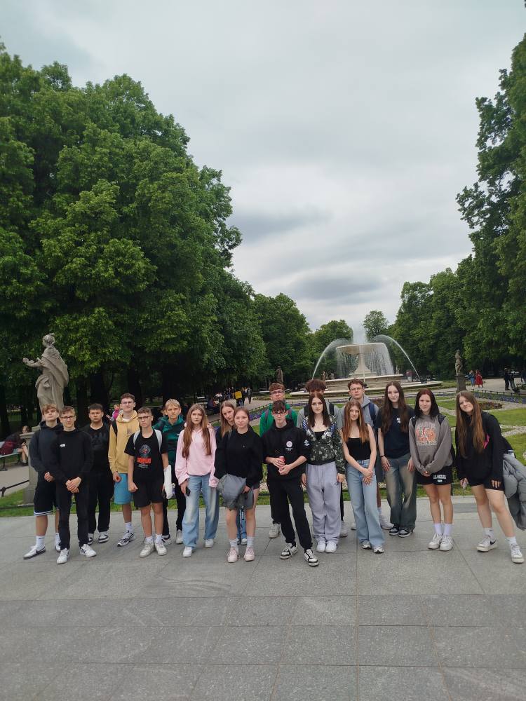 Wycieczka klasy IIa LO do Warszawy