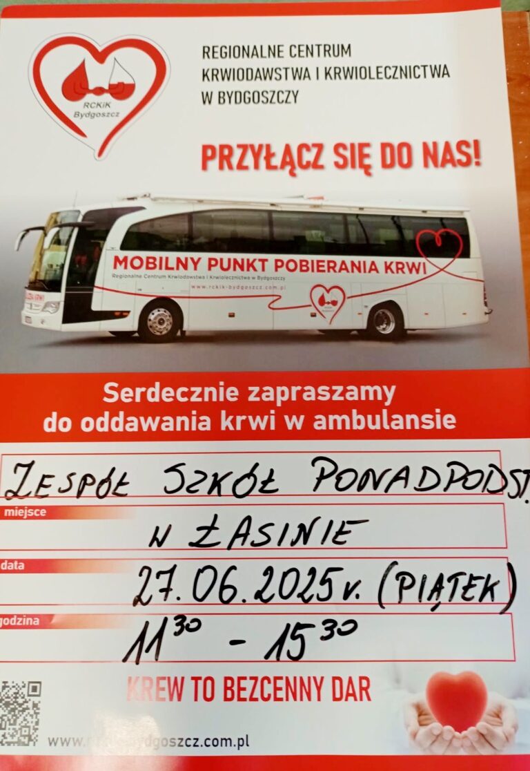 Serdecznie zapraszamy do oddania krwi w ambulansie