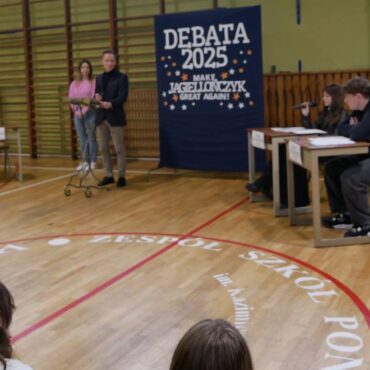 Debata kandydatów na przewodniczącego Samorządu Uczniowskiego