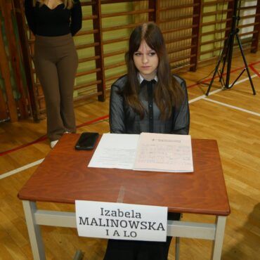 Debata kandydatów na przewodniczącego Samorządu Uczniowskiego