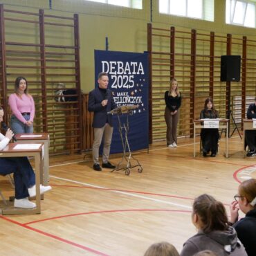 Debata kandydatów na przewodniczącego Samorządu Uczniowskiego