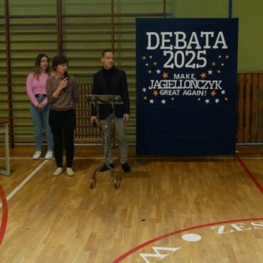 Debata kandydatów na przewodniczącego Samorządu Uczniowskiego