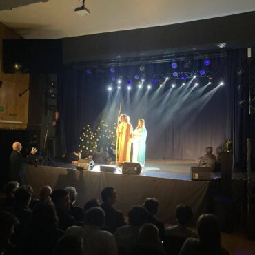 Jasełka w wykonaniu szkolnego koła teatralnego Galimatias