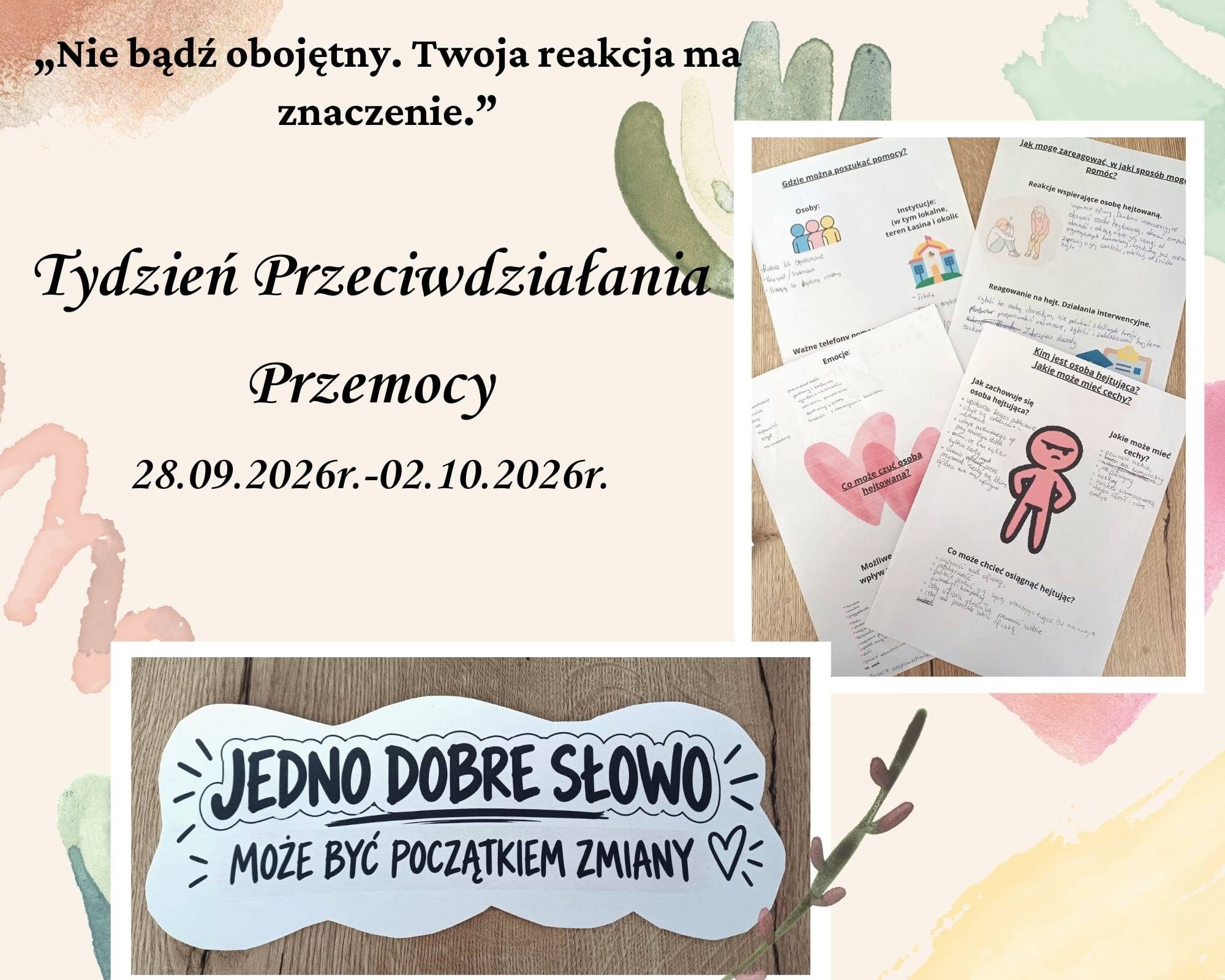 ydzień Przeciwdziałania Przemocy Rówieśniczej