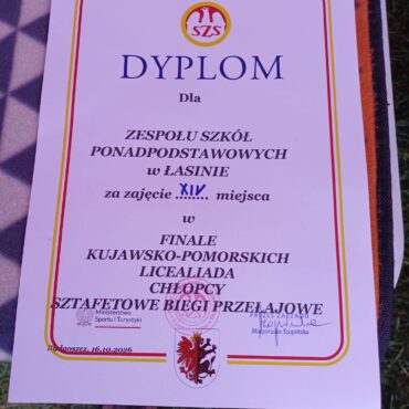 Finał Wojewódzki w Sztafetowych Biegach Przełajowych